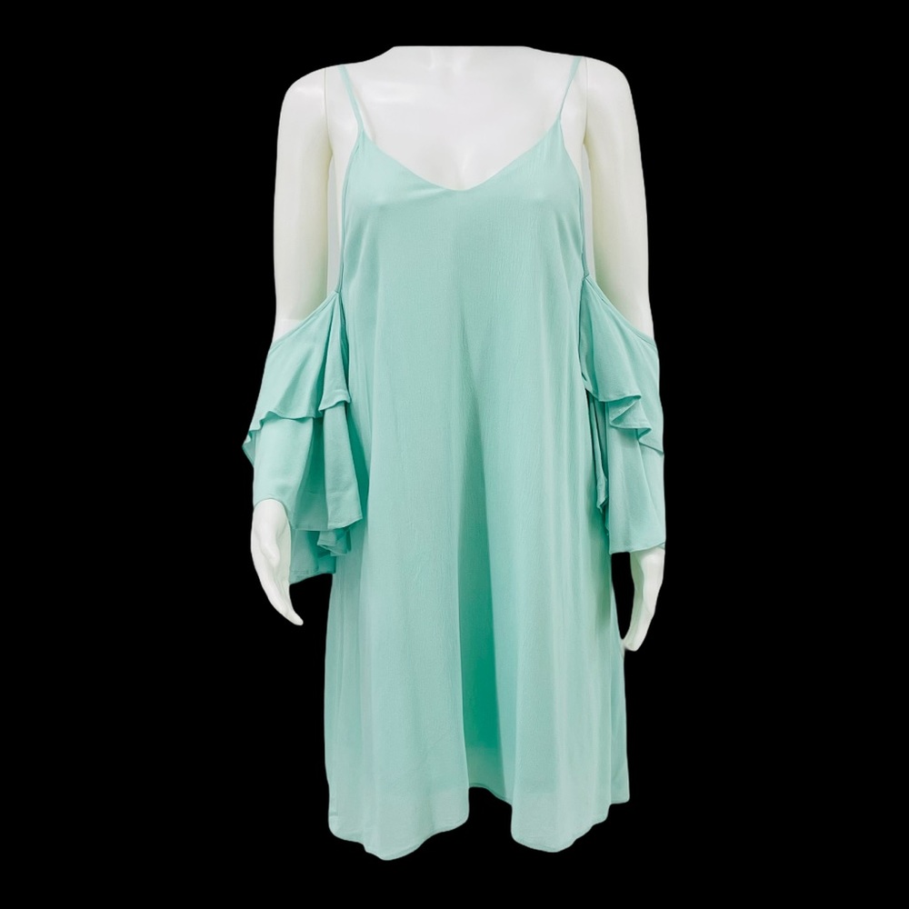 ENTRO SUNDRESS OFF THE Shoulder MINT GREEN SMALL NWT